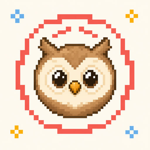 フクロウのアイコン